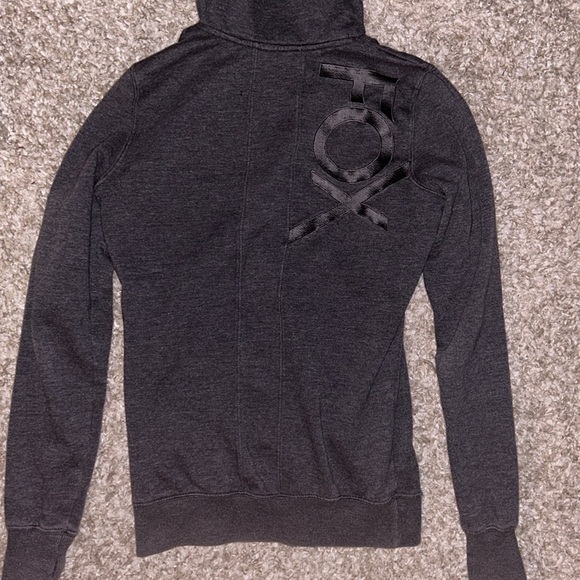 Fox High Neckline Zip Up Sweater - Picture 6 of 7